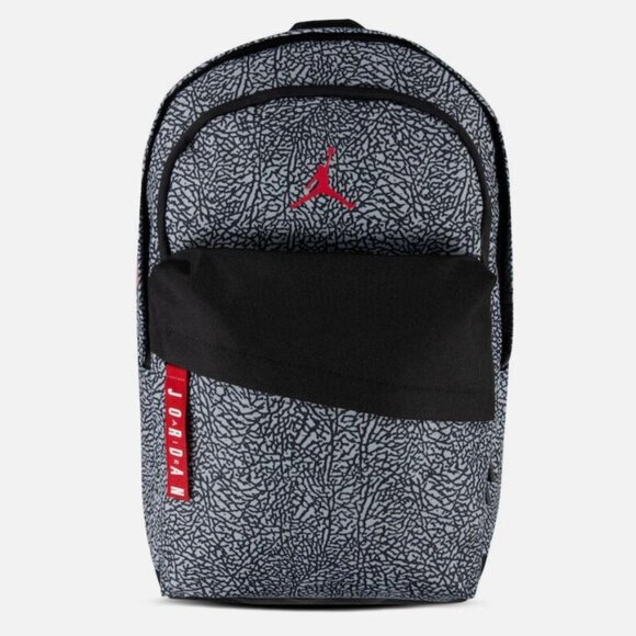 Nike Air Jordan Elephant Print Air Patrol Backpack, Black/Wolf Grey - Picture 4 of 8